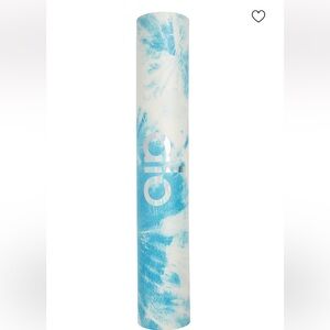 Tie dye warrior mat bright aqua